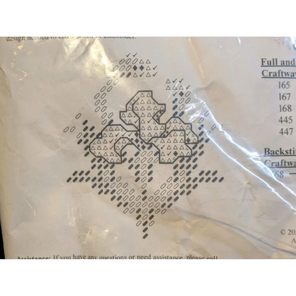 Herrschners stamped cross
